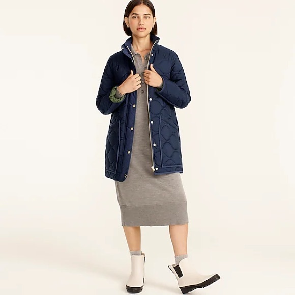 Quilted cocoon puffer with PrimaLoft®